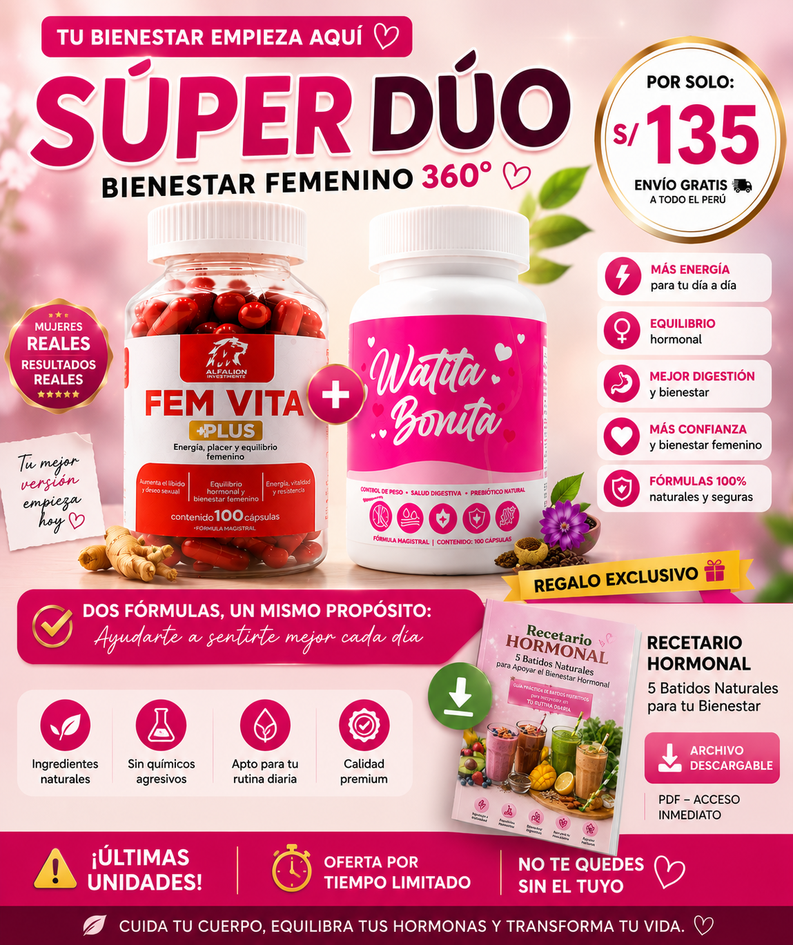 Pack Bienestar Femenino 360°