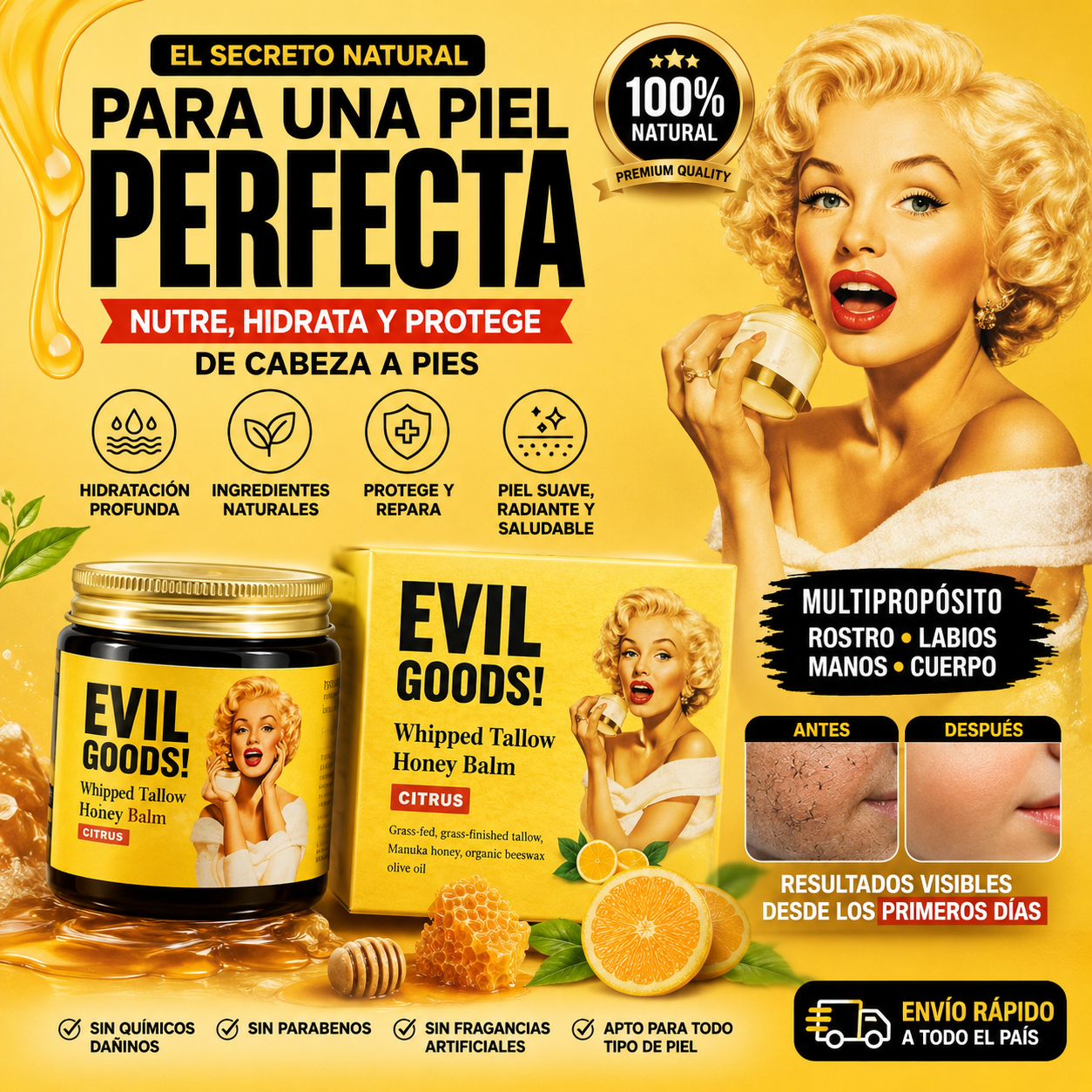 Bálsamo de Sebo de Res EVIL GOODS