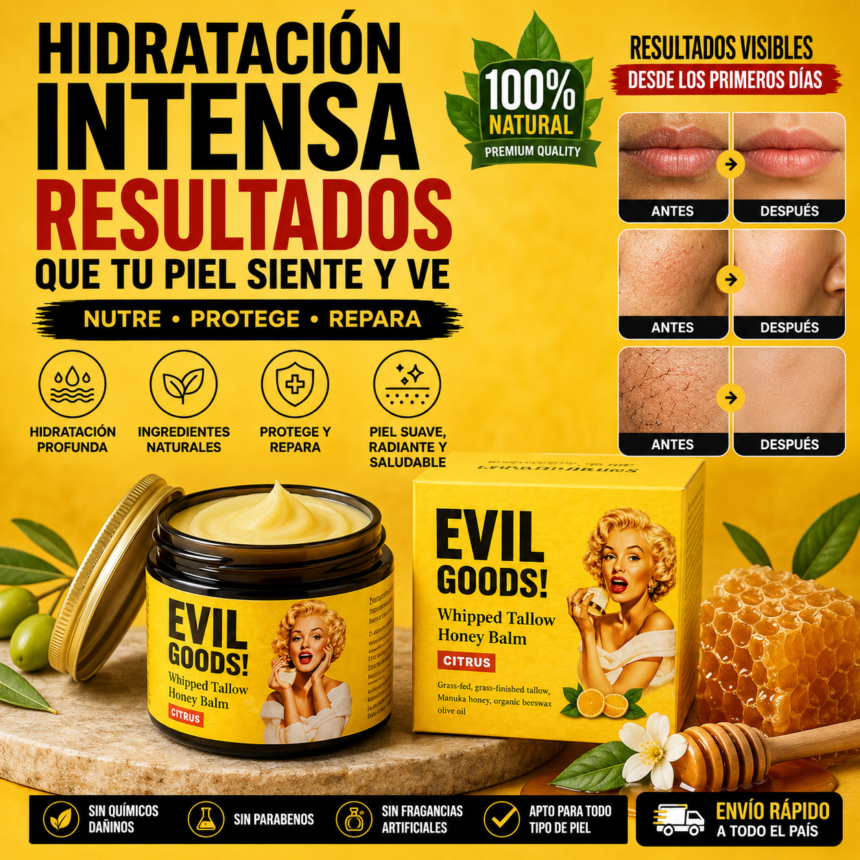 Bálsamo de Sebo de Res EVIL GOODS